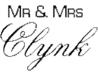 Mr. & Mrs. Clynk