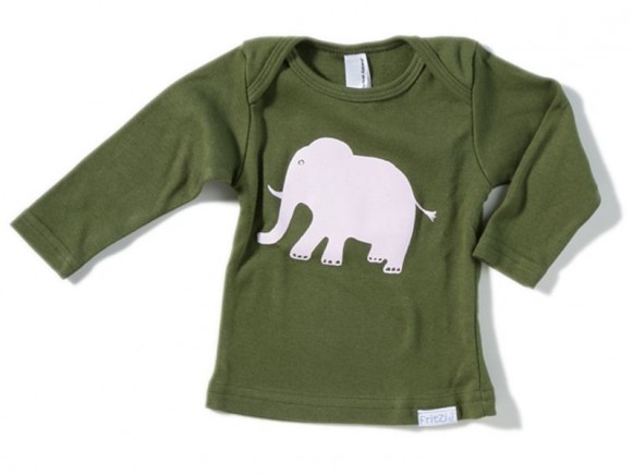 Kleinkinder-Shirt Elefant von Fritzi Shirt