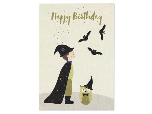 Ava & Yves Postkarte MAGIER "Happy Birthday"