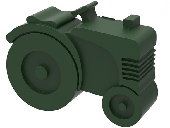 Blafre Lunchbox Traktor dunkelgrün