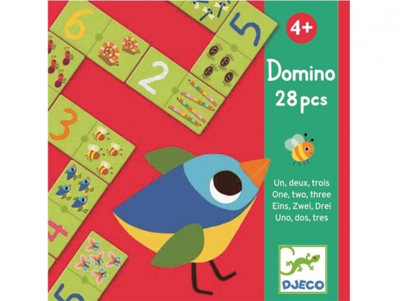 Djeco Lernspiel Domino 1,2,3