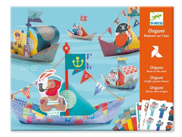 Djeco Origami Schiffe auf dem Wasser