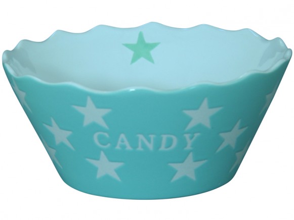 Krasilnikoff Happy Stars Schale Candy mint