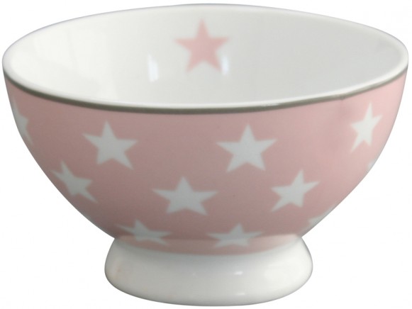 Krasilnikoff Happy Bowl Schüssel Sterne pink