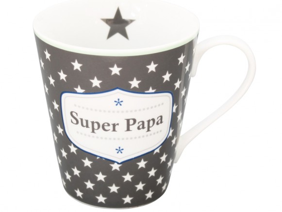 Krasilnikoff Henkelbecher Happy Mug Super Papa