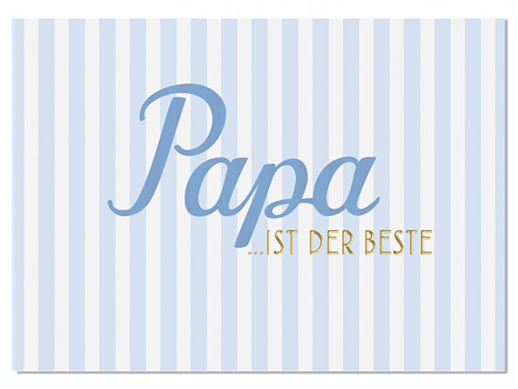 krima & isa Postkarte "PAPA IST DER BESTE"