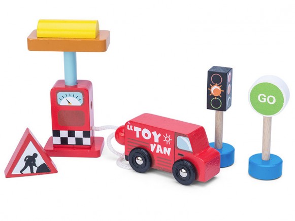 Le Toy Van Auto & Tankstellen Set