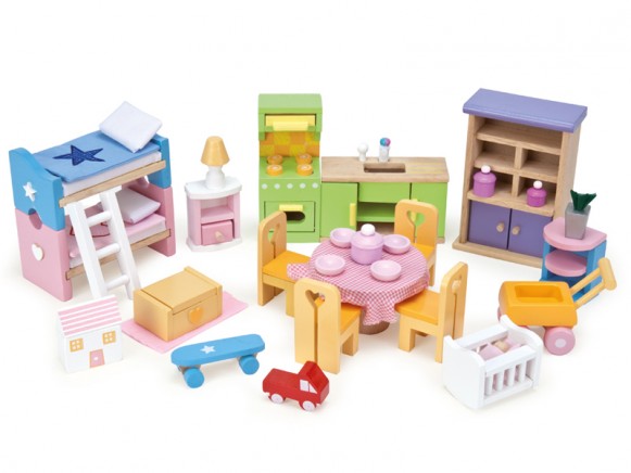 Le Toy Van Puppenhaus Möbel Set