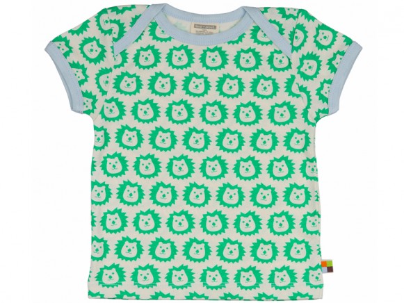 loud + proud T-Shirt Löwe grün