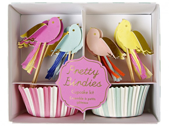 Meri Meri Cupcake Set PRETTY BIRDIES