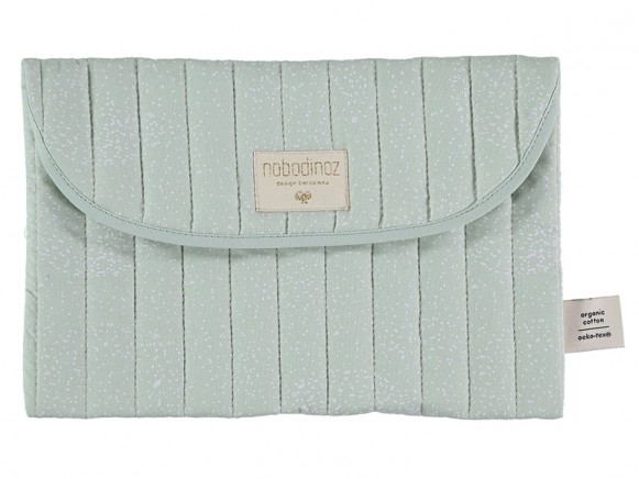 Nobodinoz Kosmetiktasche Bagatelle White Bubble AQUA