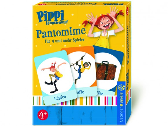 Pippi Langstrumpf Pantomime Kartenspiel