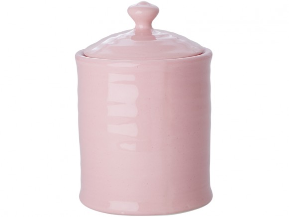 RICE Keramik Küchendose in rosa