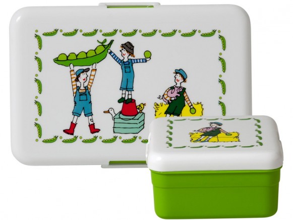 Lunchboxen für Jungen mit Garten-Motiv von RICE