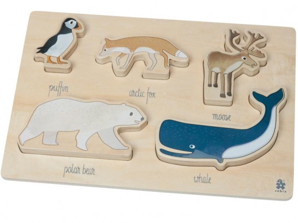 Sebra Holzpuzzle ARCTIC ANIMALS