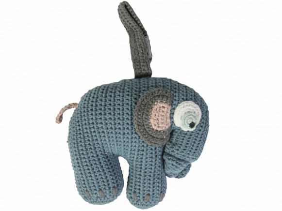 Sebra Spieluhr Elefant pastell-blau