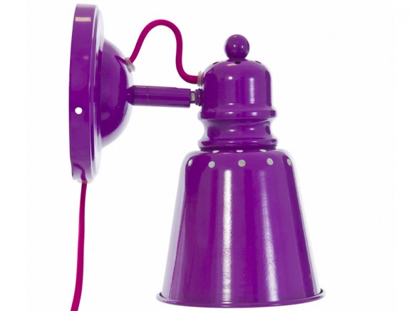 Sebra Wandlampe in violett