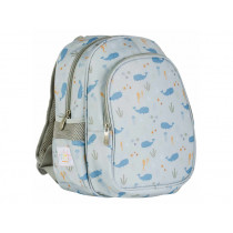 A Little Lovely Company Rucksack mit Isolierfach OZEAN