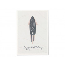 Ava & Yves Postkarte OKTOPUS "Happy Birthday"