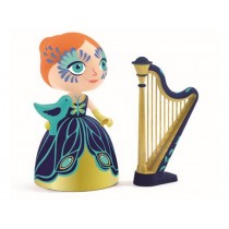 Djeco Arty Toys Prinzessin Elisa mit Harfe
