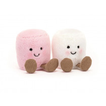 Jellycat Amuseable MARSHMALLOWS pink & weiß