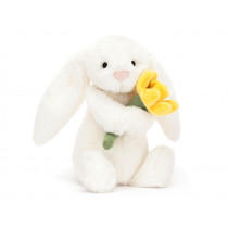 Jellycat Bashful HASE mit Narzisse Little