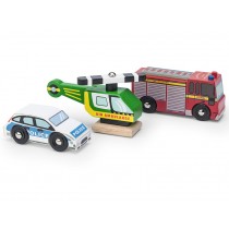 Le Toy Van Notfall-Fahrzeug-Set