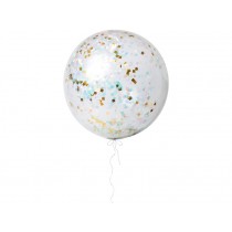 Meri Meri Riesen-Luftballons mit Konfetti irisierend