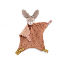 Moulin Roty Schnuffeltuch HASE Trois Lapins rot