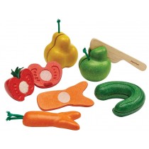 Plantoys Schiefes Obst & Gemüse Set