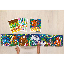 Poppik Panorama Stickerposter TIERBABYS (3-8J)