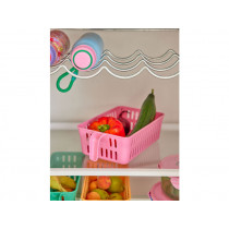 RICE Kühlschrank Organizer pink