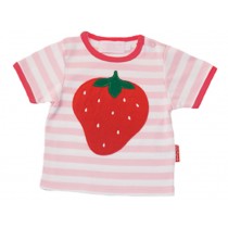 Toby Tiger Kurzarm T-Shirt mit Erdbeere