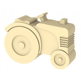 Blafre Lunchbox Traktor pastellgelb
