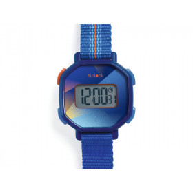 Djeco Ticlock Digitale Armbanduhr KLANG blau
