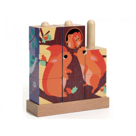 Djeco Holzpuzzle PUZZ-UP FOREST