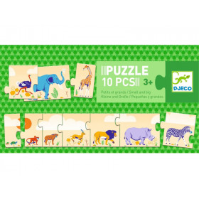 Djeco Lernspiel Puzzle KLEIN & GROSS