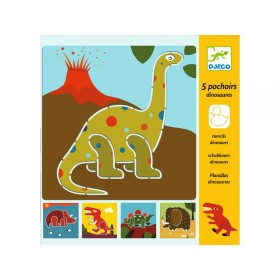 Djeco Schablonen Dinosaurier