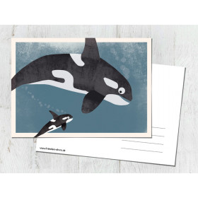 Fräulein Elvira Postkarte ORCAS