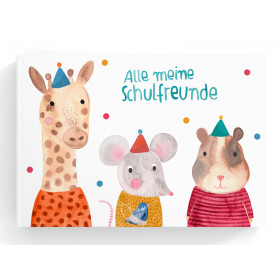 Frau Ottilie Freundebuch SCHULFREUNDE Giraffe, Maus & Hamster
