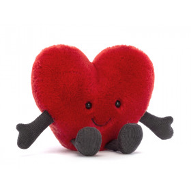 Jellycat Small Amuseable HERZ rot