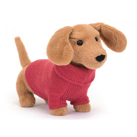 Jellycat Dackel PULLOVER pink