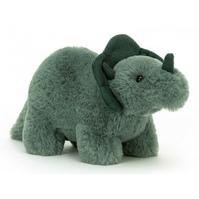 Jellycat Fossilly Dino TRICERATOPS S