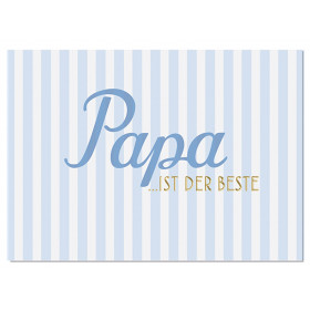 krima & isa Postkarte "PAPA IST DER BESTE"