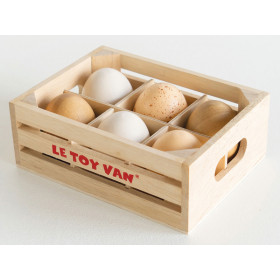 Le Toy Van Eier Set aus Holz 
