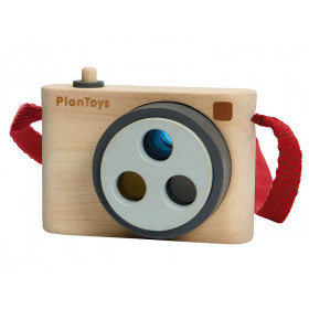 PlanToys Kamera aus Holz NATUR
