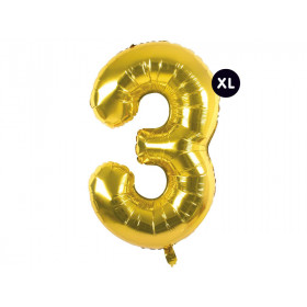 Rico Design XL Geburtstagsballon 3 gold
