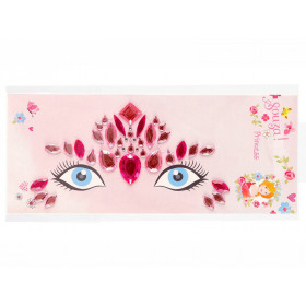 Souza Gesicht Schmuck Sticker Set PRINZESSIN Pink