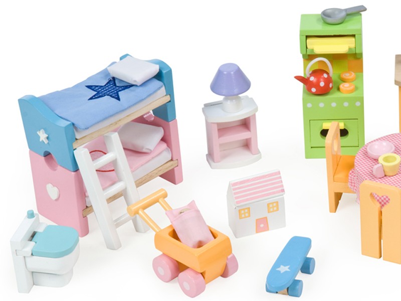 Le Toy Van Puppenhaus Möbel Set deluxe TakaTomo.de