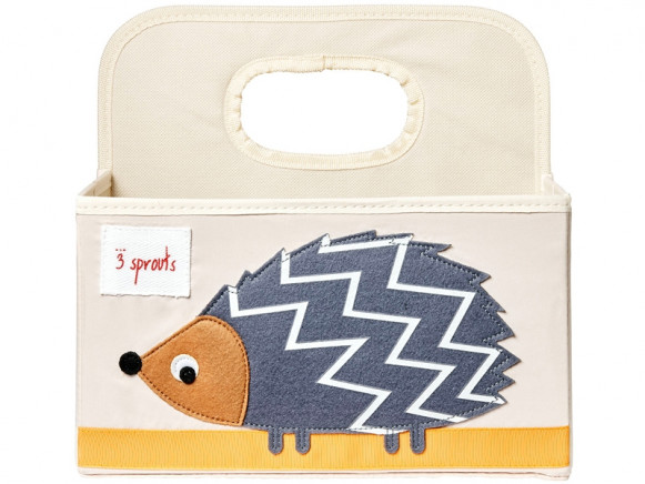 3 Sprouts diaper caddy HEDGEHOG